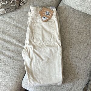 Reformation Cynthia high rise long straight jeans